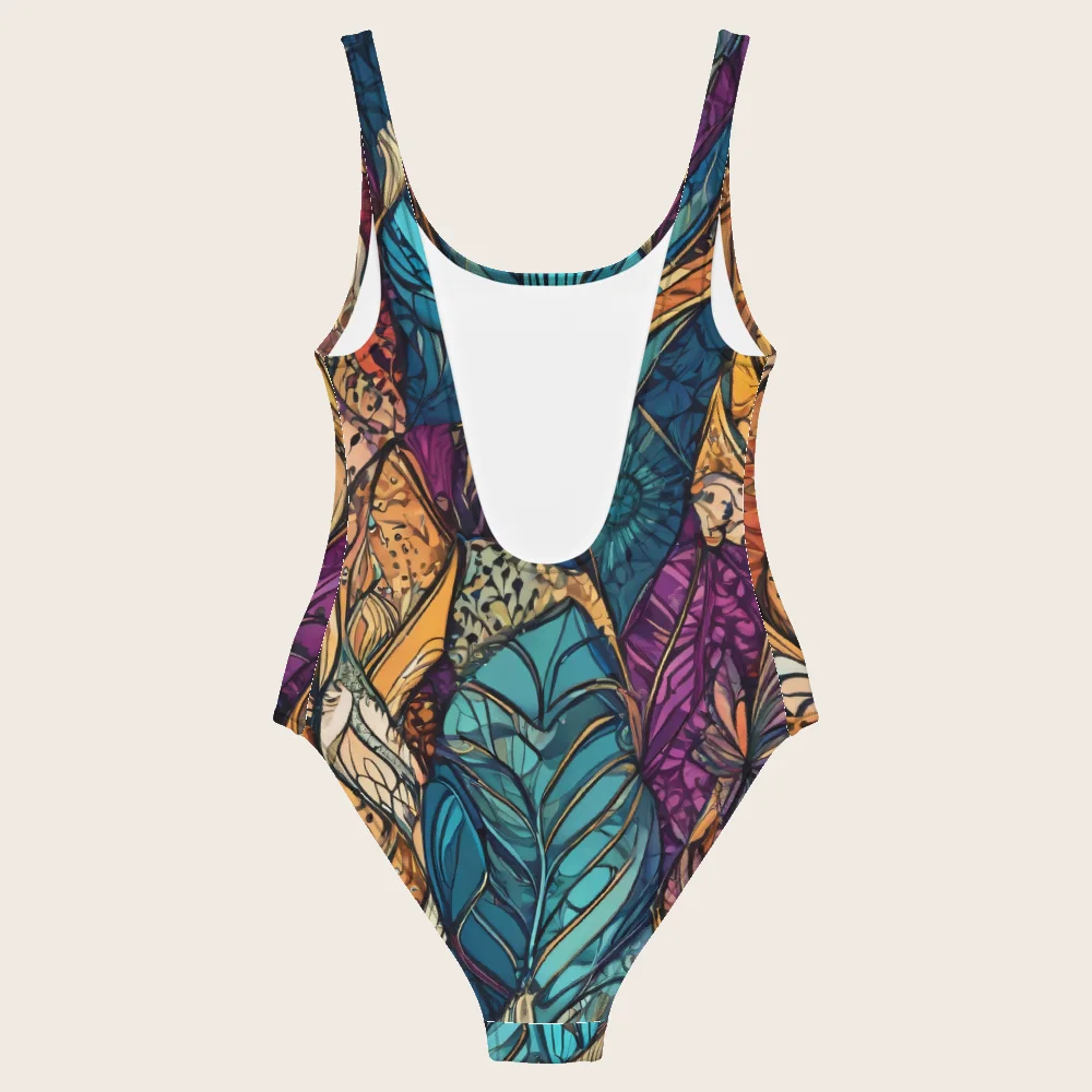 One-Piece Swimsuit on model