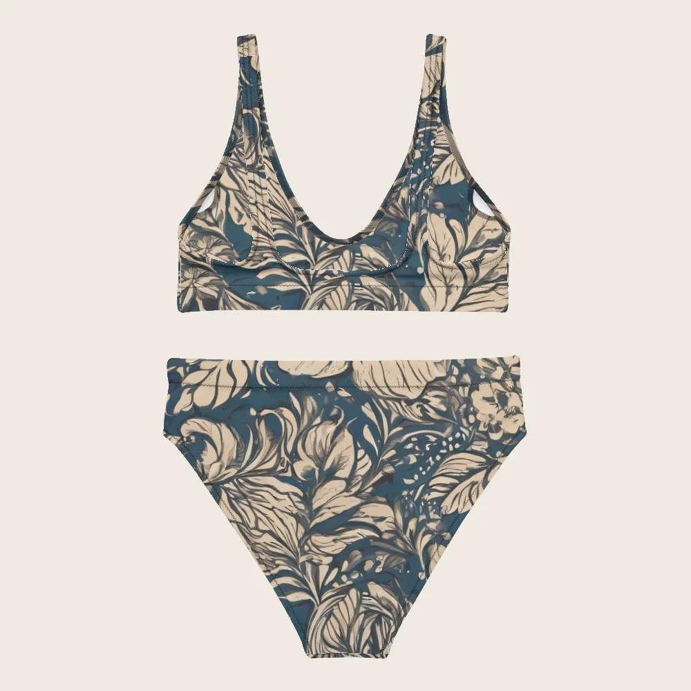 High-Waisted Bikini on model