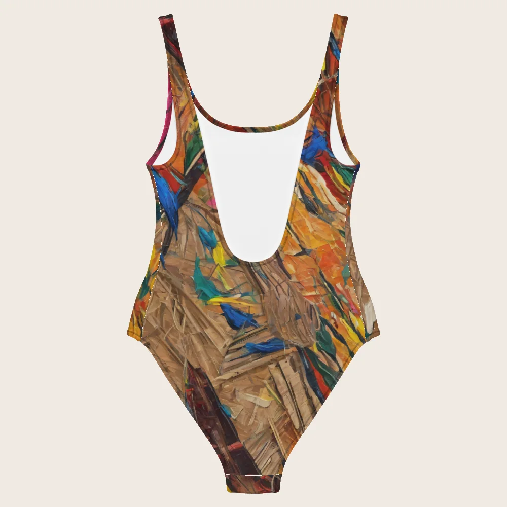 One-Piece Swimsuit on model