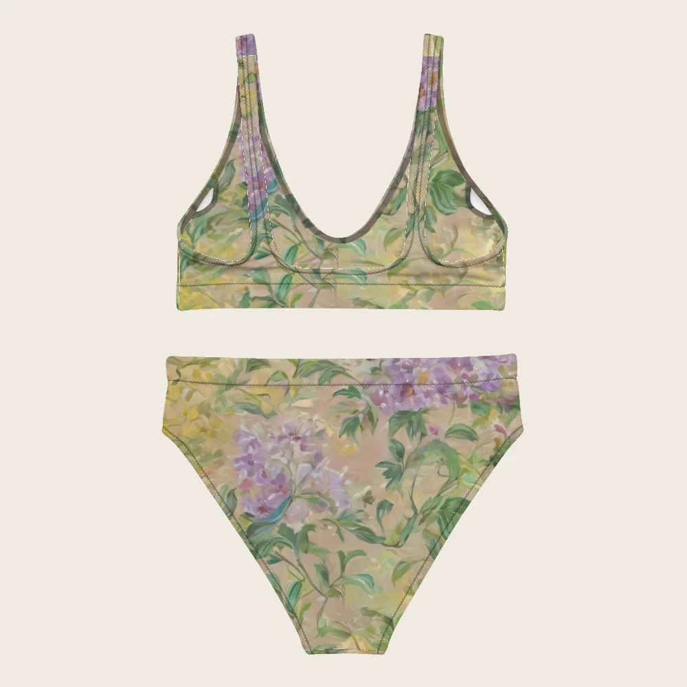 High-Waisted Bikini on model