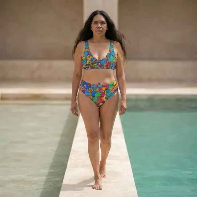 High-Waisted Bikini, one-of-one design 25B4C25D