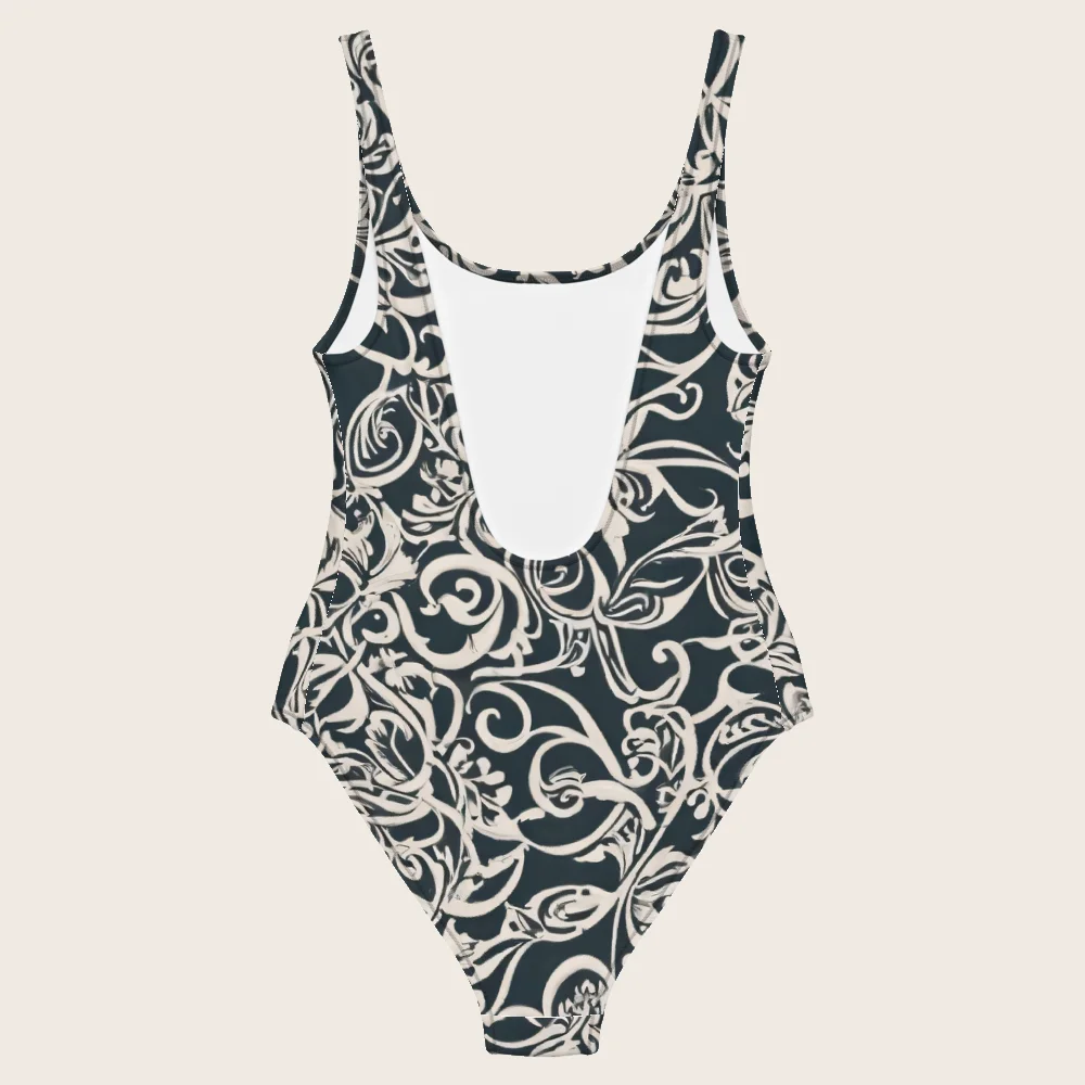 One-Piece Swimsuit on model