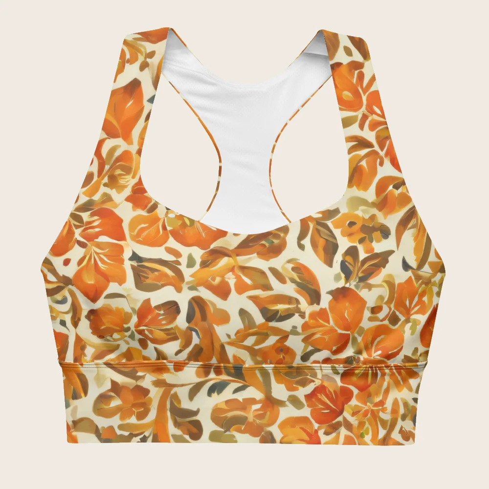 Longline Sports Bra on model