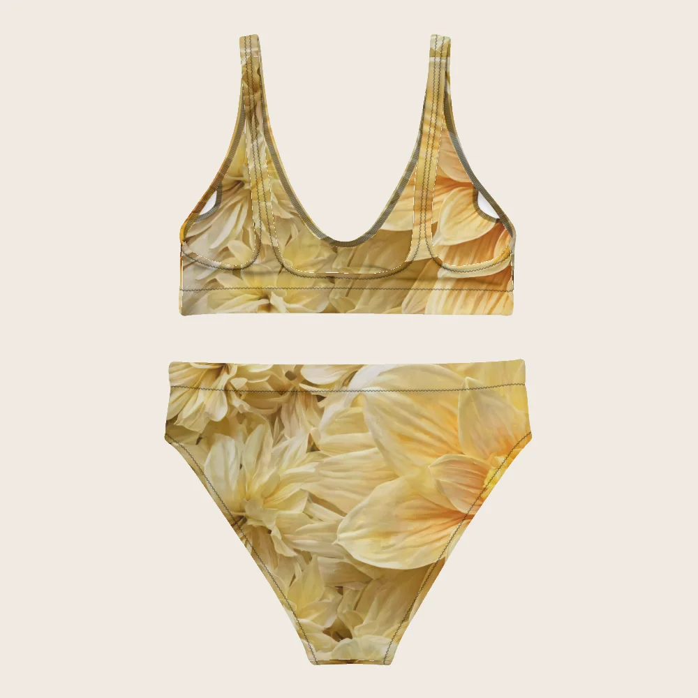 High-Waisted Bikini on model