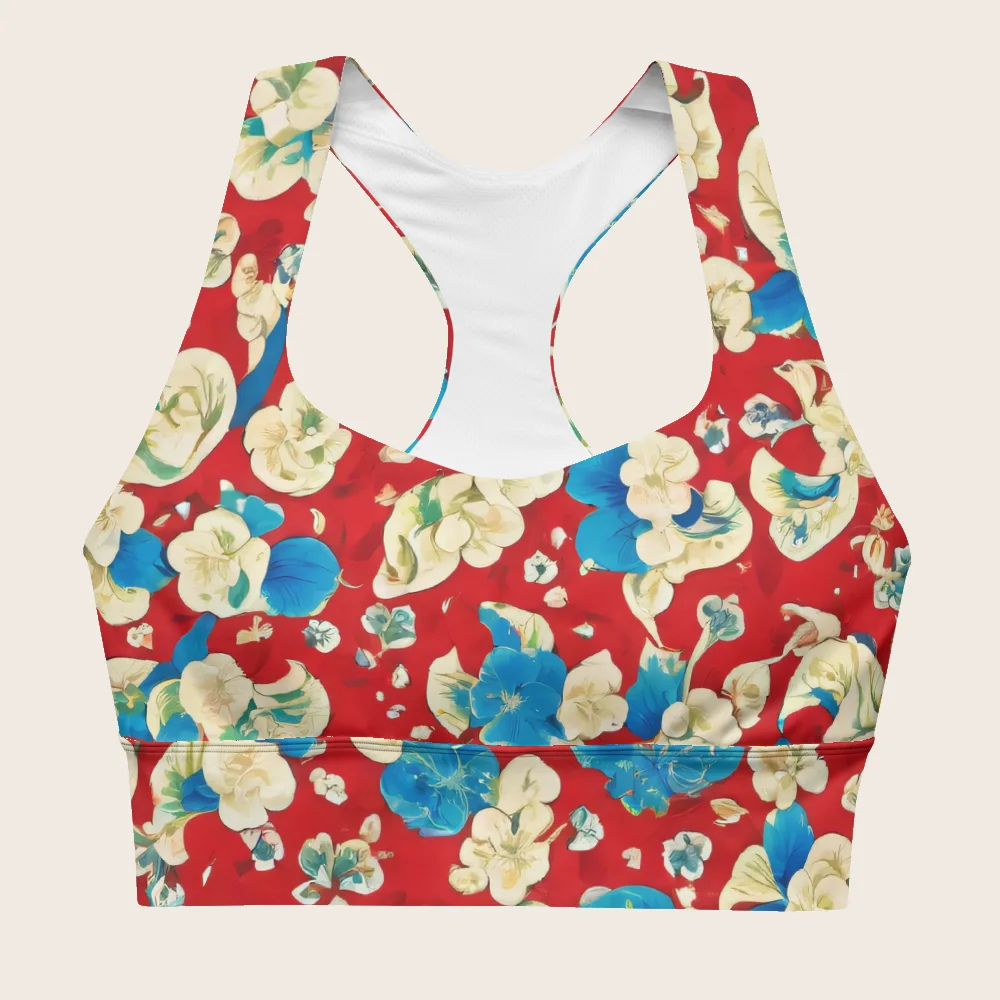 Longline Sports Bra on model