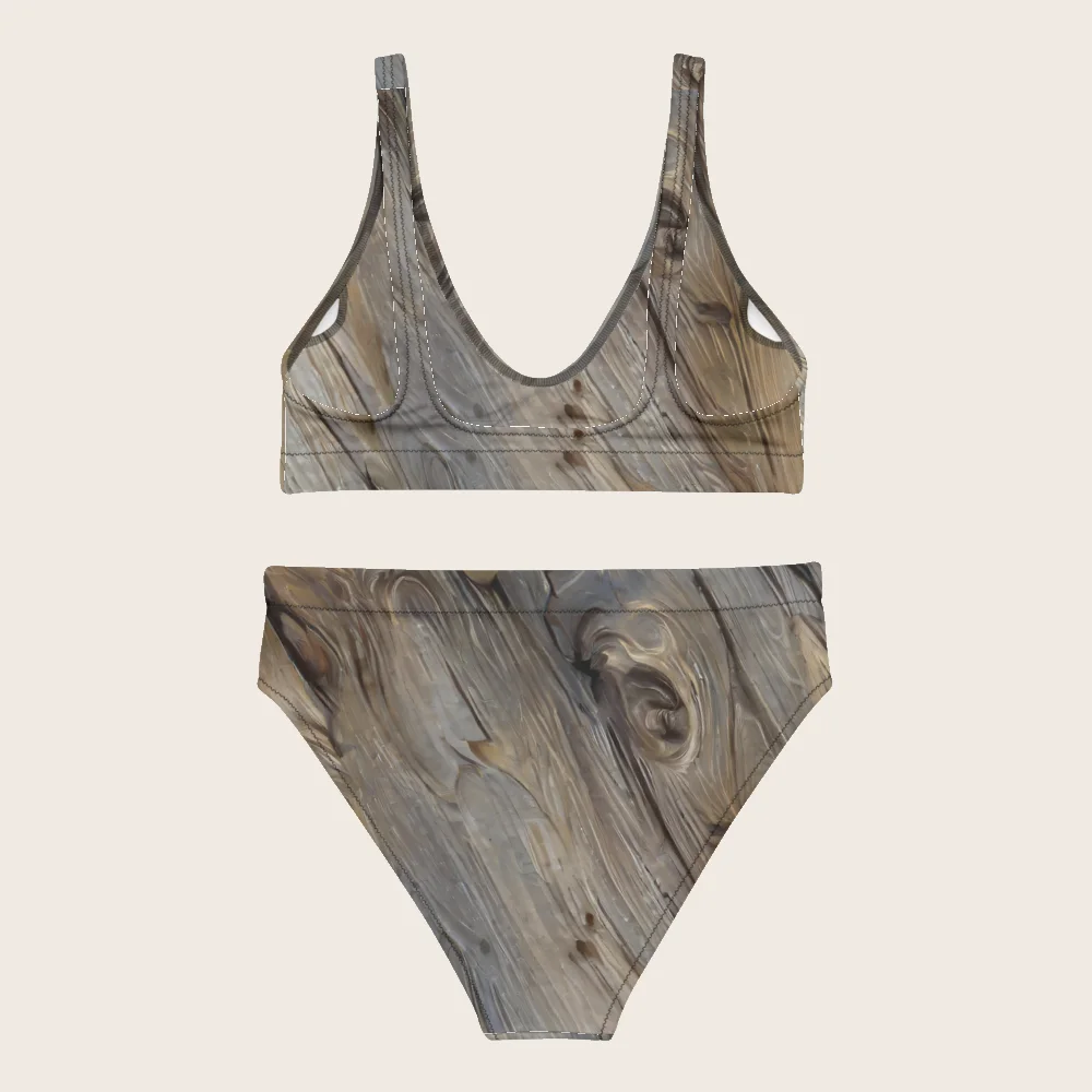 High-Waisted Bikini on model
