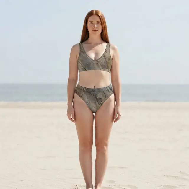 High-Waisted Bikini, one-of-one design 222B2D69
