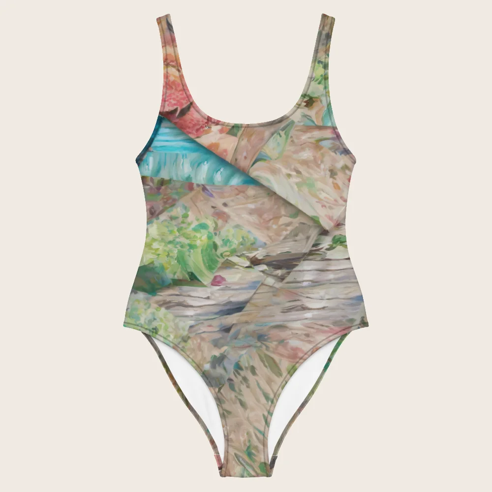 One-Piece Swimsuit on model