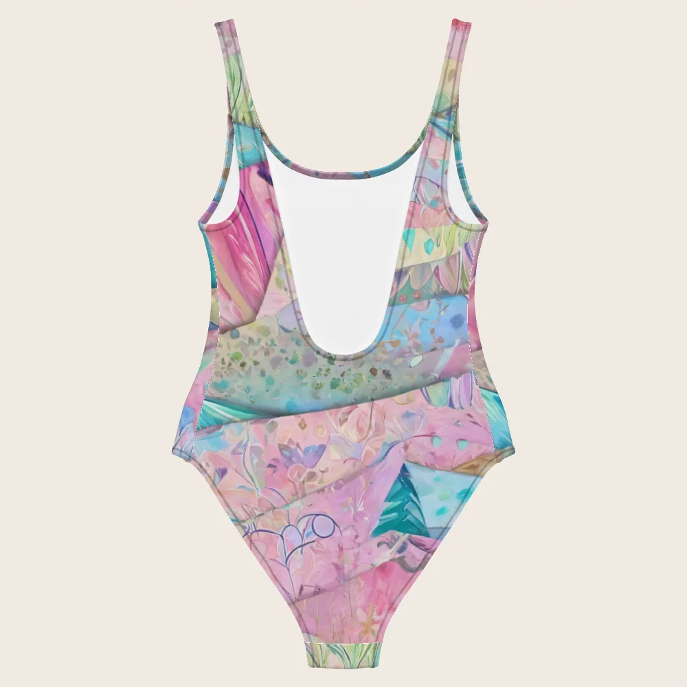 One-Piece Swimsuit on model