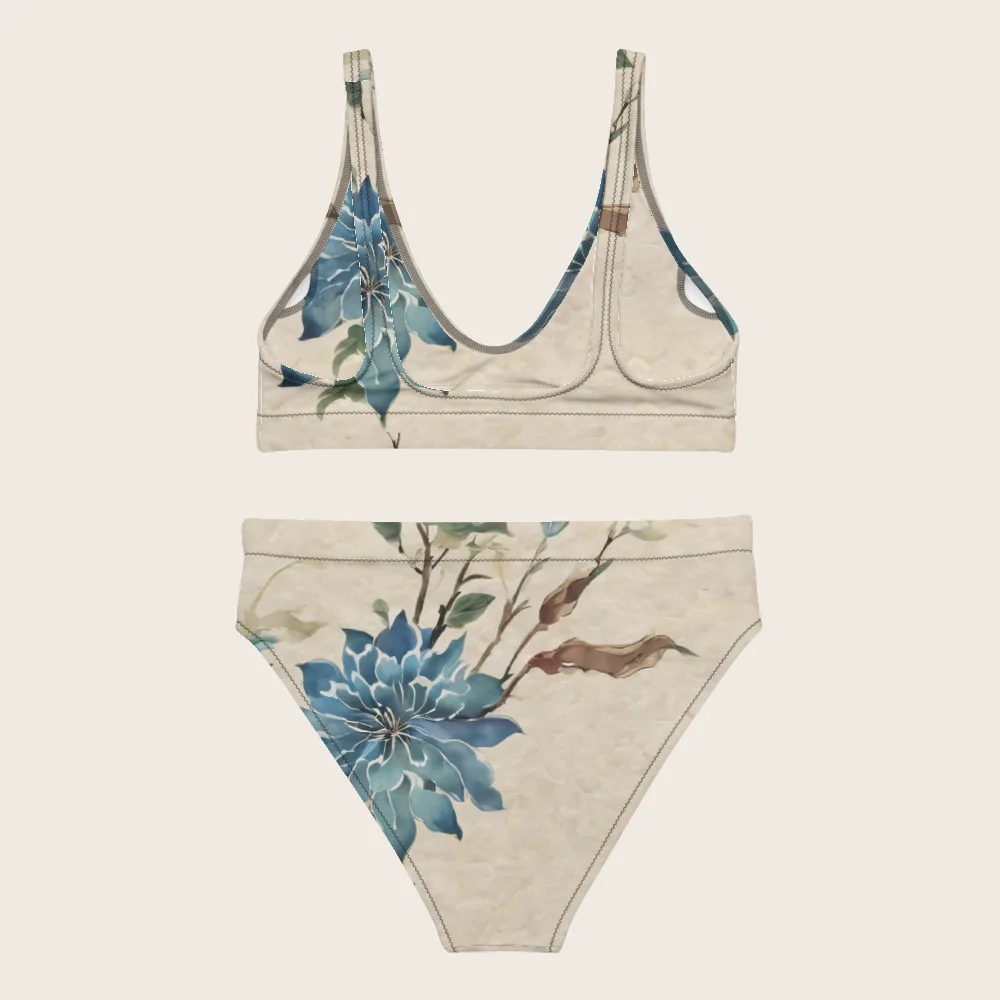 High-Waisted Bikini on model