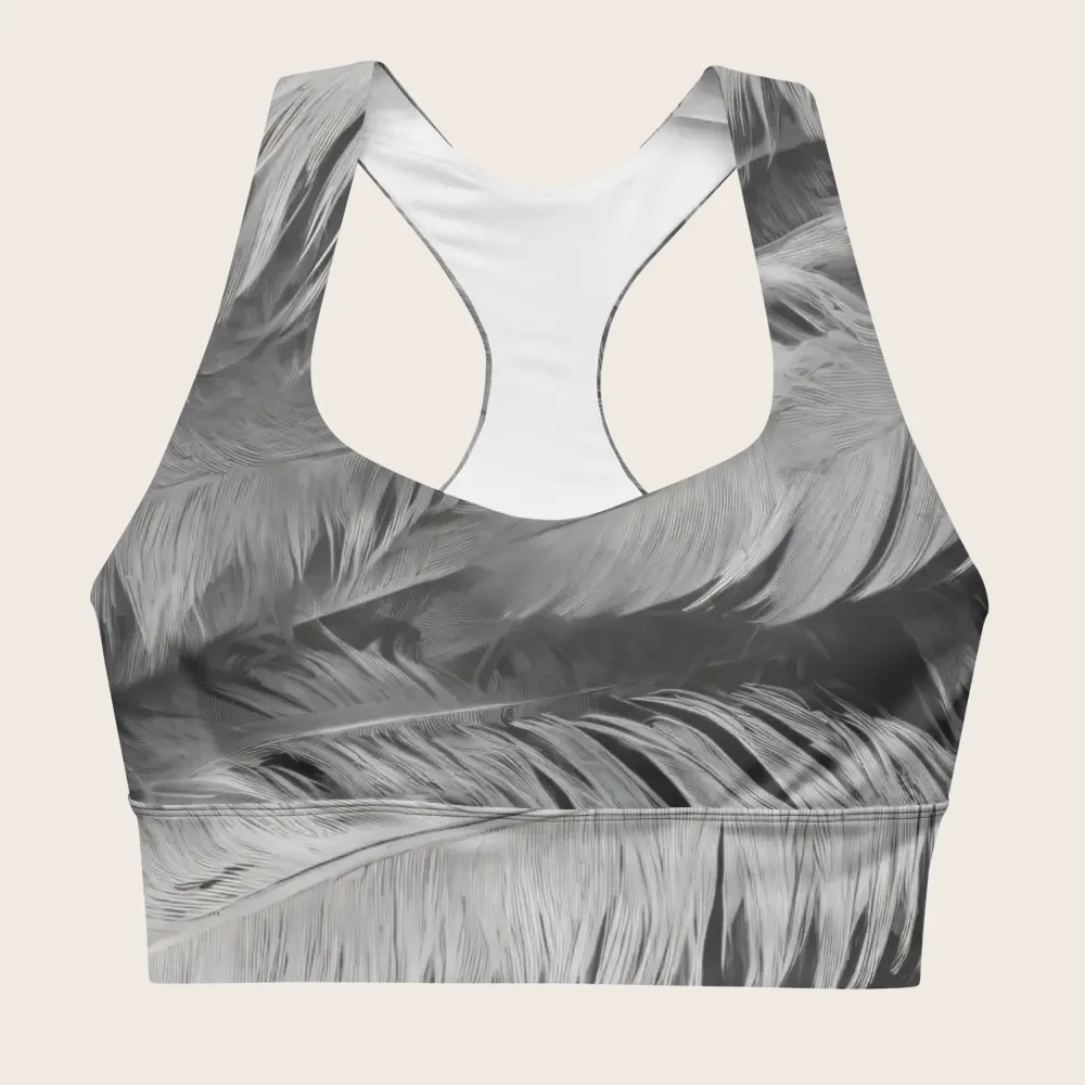 Longline Sports Bra on model