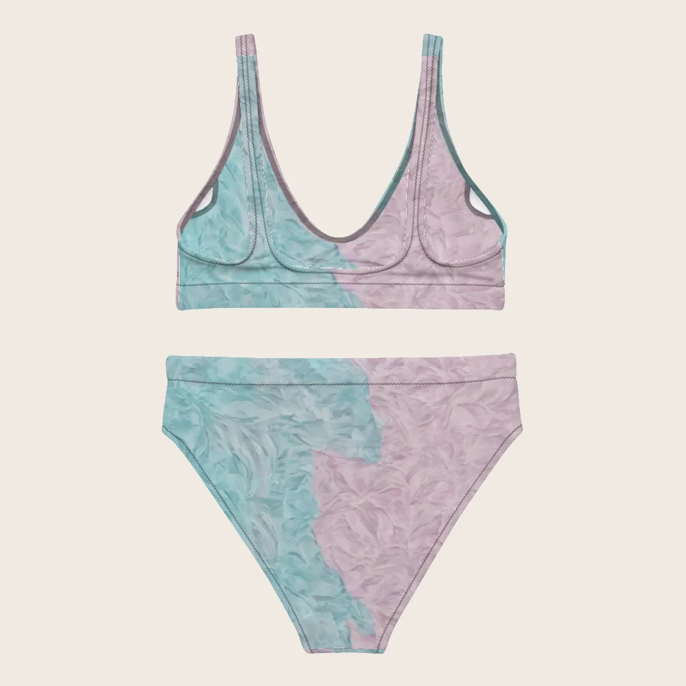 High-Waisted Bikini on model
