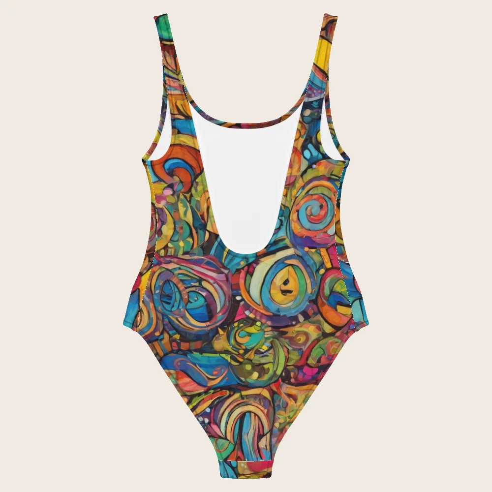 One-Piece Swimsuit on model