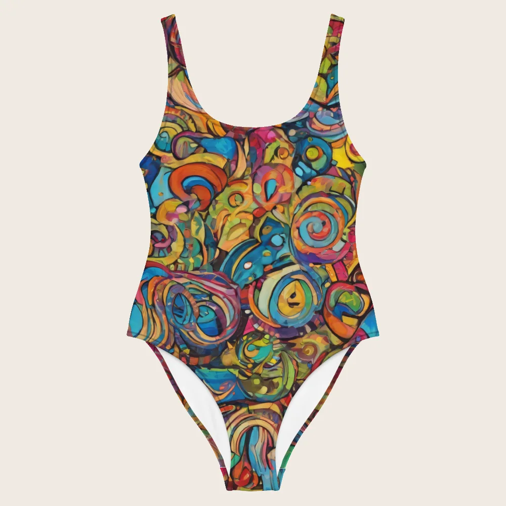 One-Piece Swimsuit on model