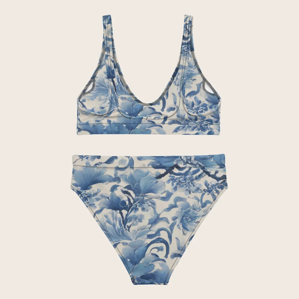 High-Waisted Bikini on model
