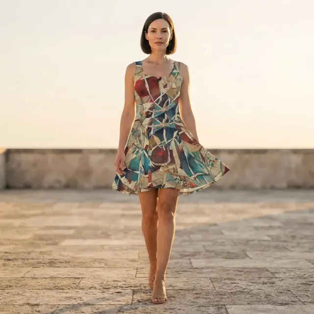 Skater Dress, one-of-one design D7B3195C