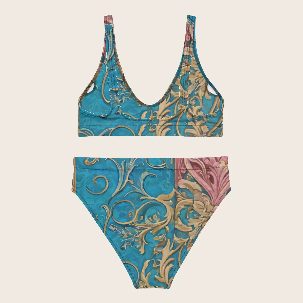 High-Waisted Bikini on model