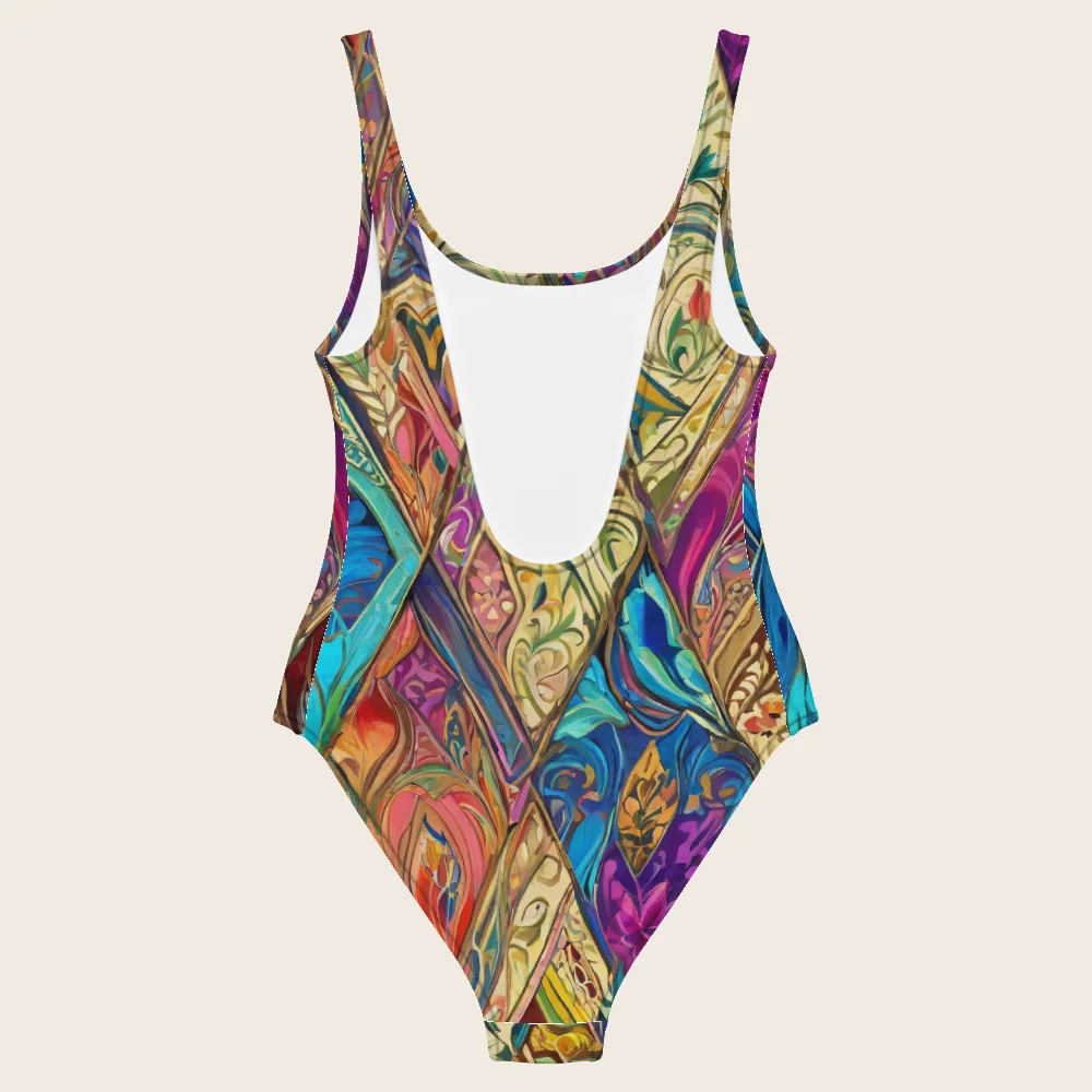 One-Piece Swimsuit on model