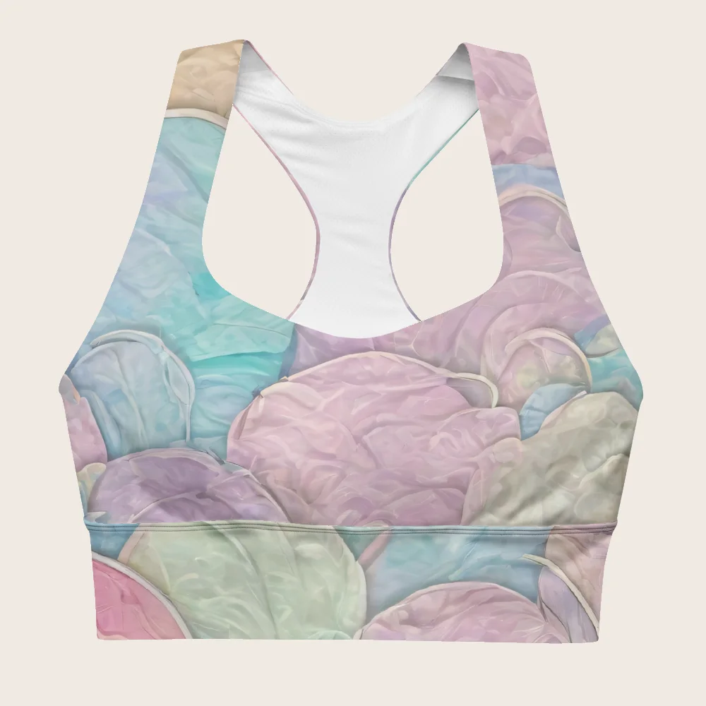 Longline Sports Bra on model