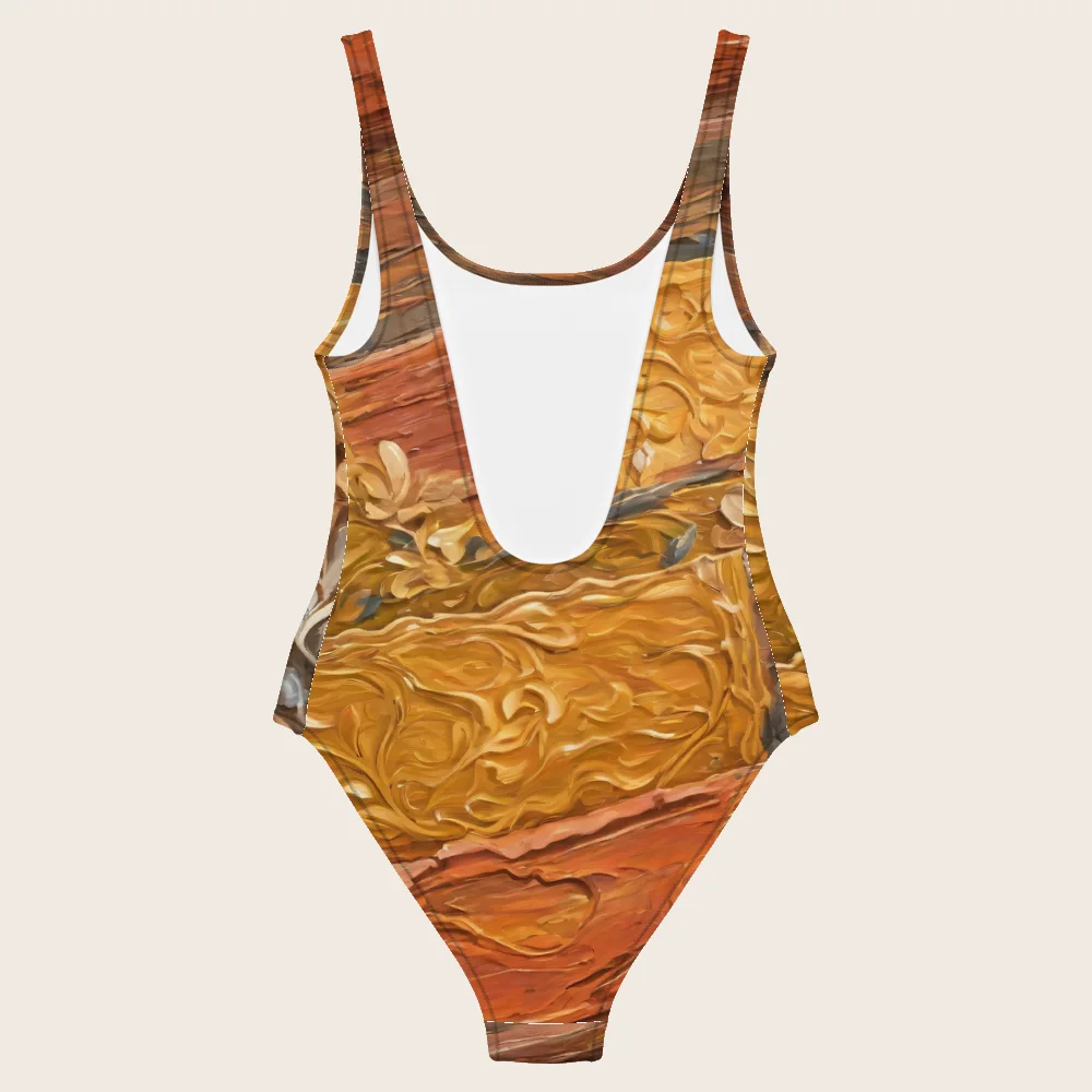 One-Piece Swimsuit on model