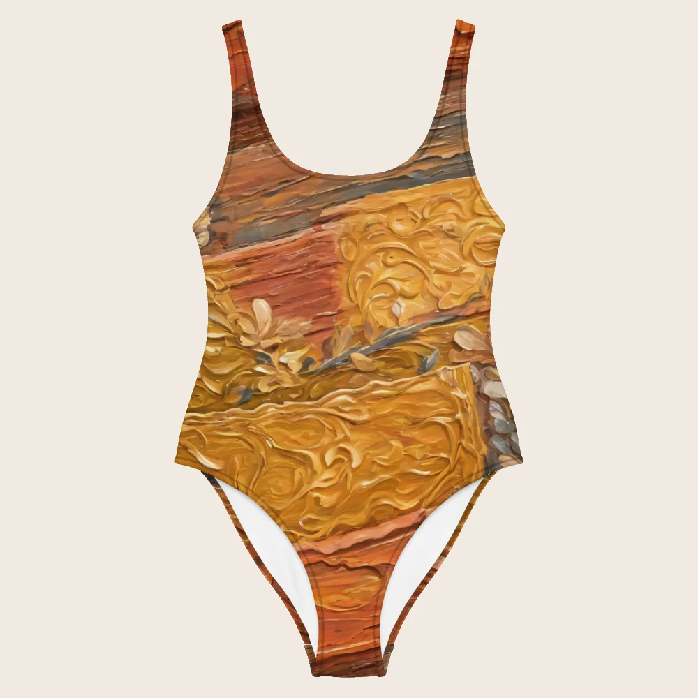 One-Piece Swimsuit on model