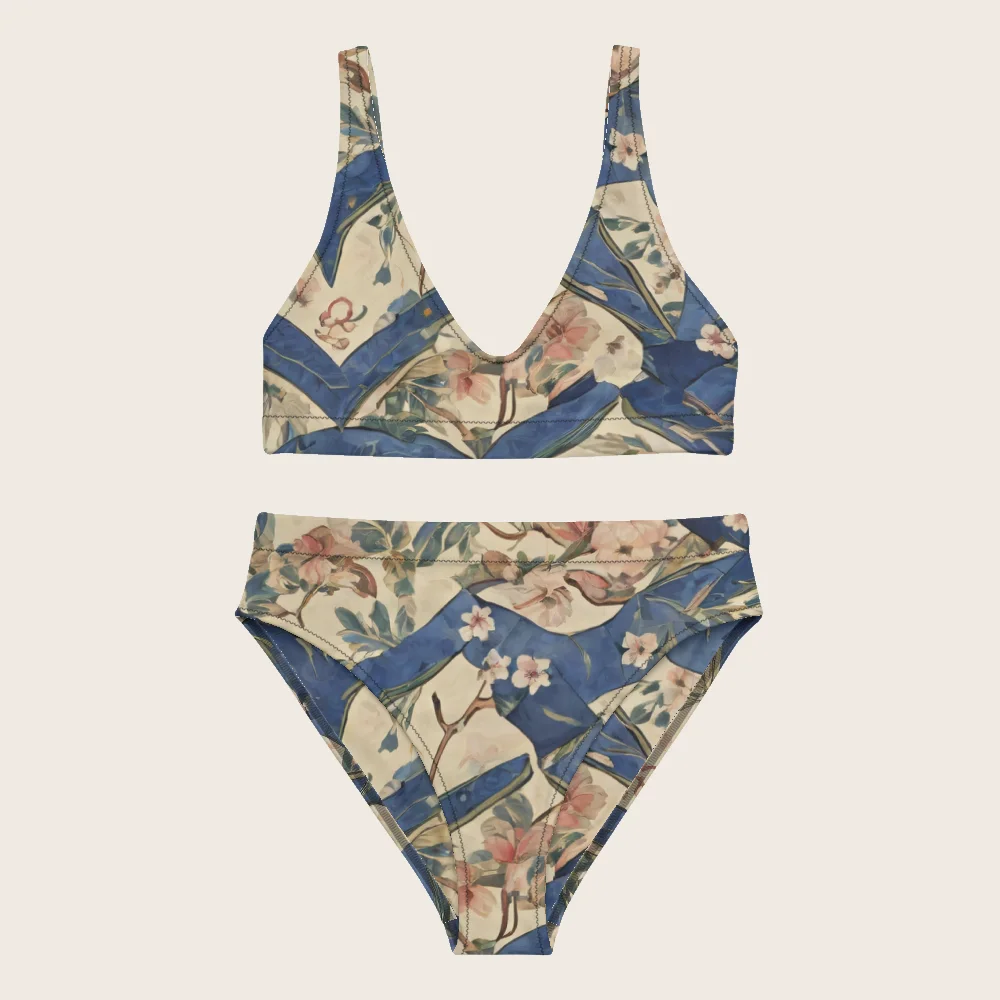 High-Waisted Bikini on model