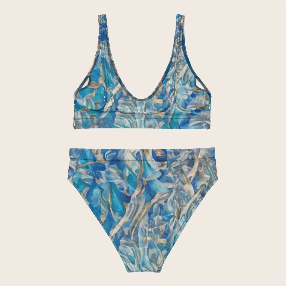High-Waisted Bikini on model