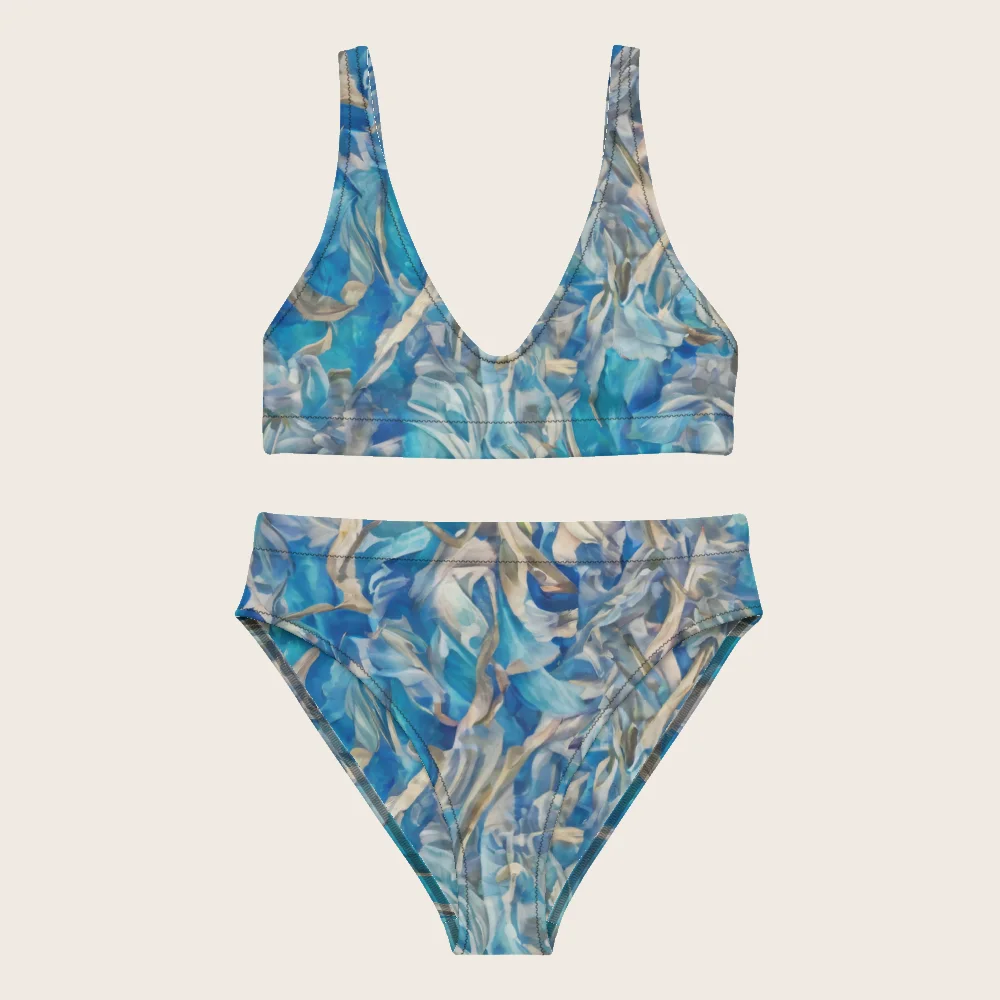 High-Waisted Bikini on model