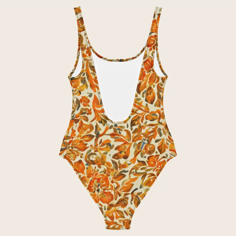 One-Piece Swimsuit on model