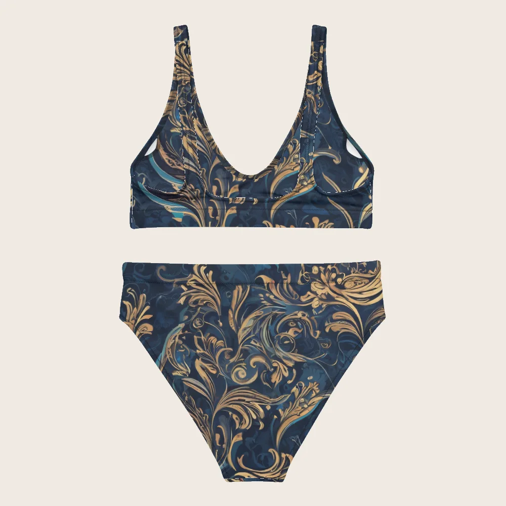 High-Waisted Bikini on model