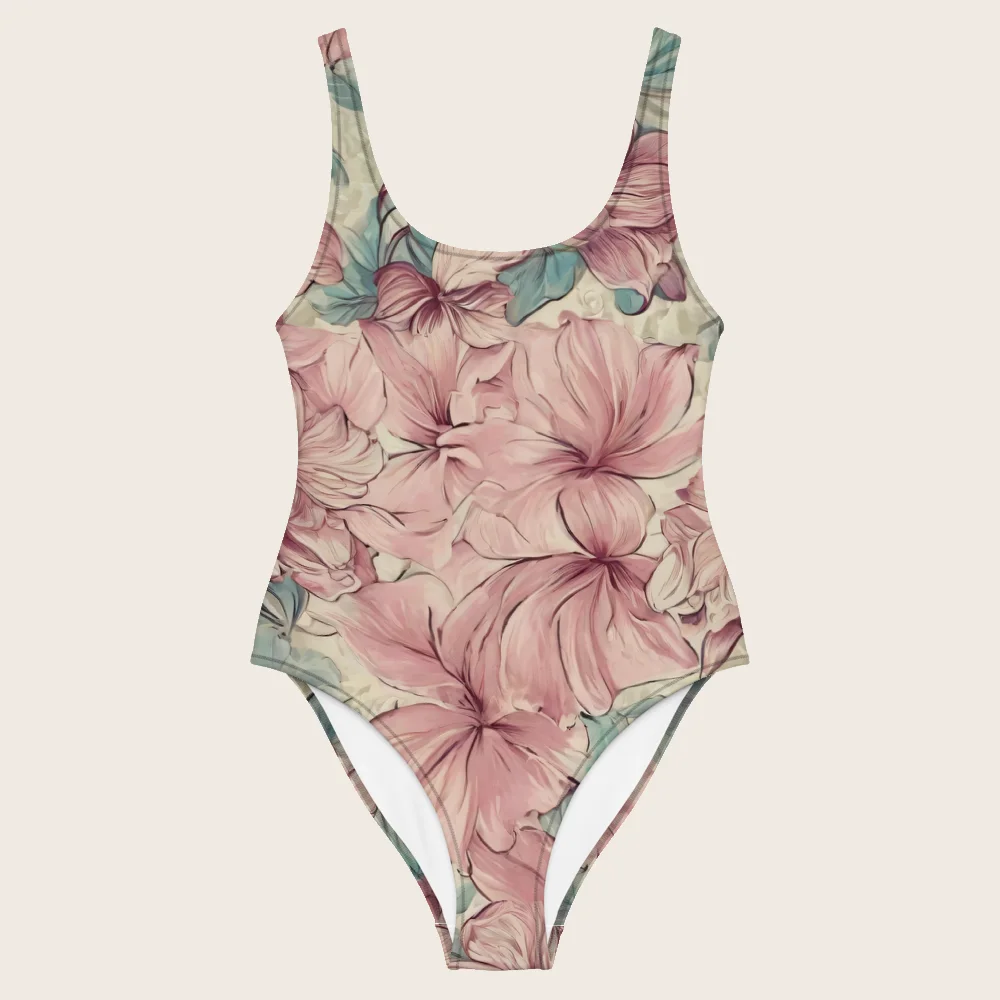 One-Piece Swimsuit on model