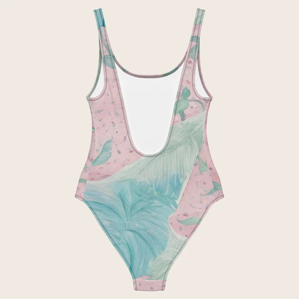 One-Piece Swimsuit on model