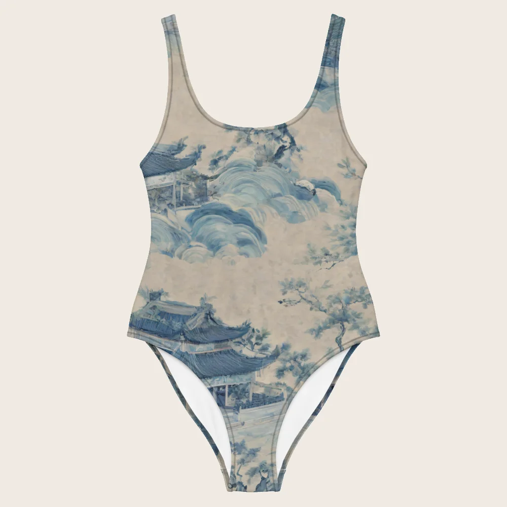 One-Piece Swimsuit on model