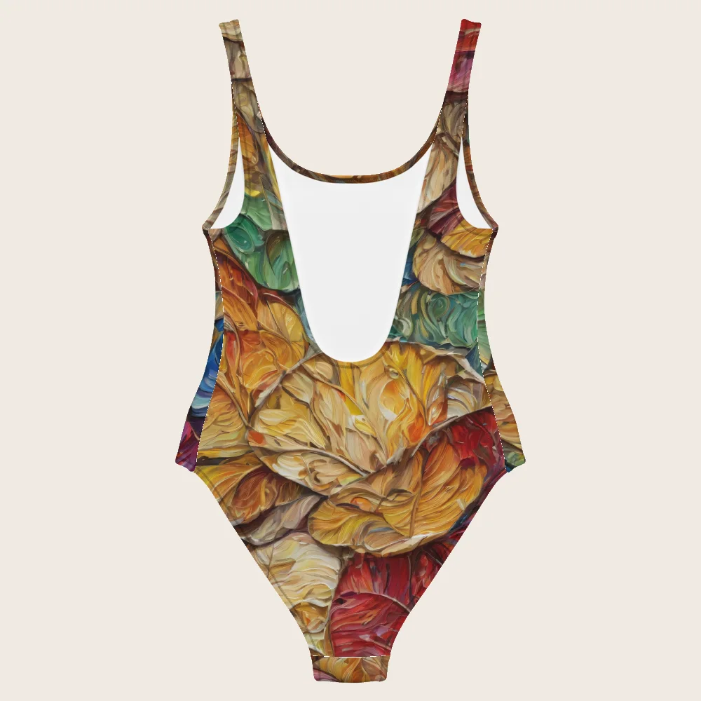 One-Piece Swimsuit on model