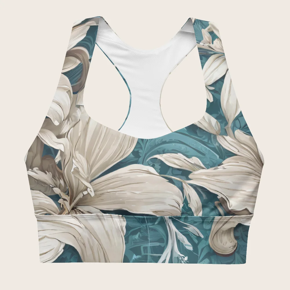 Longline Sports Bra on model