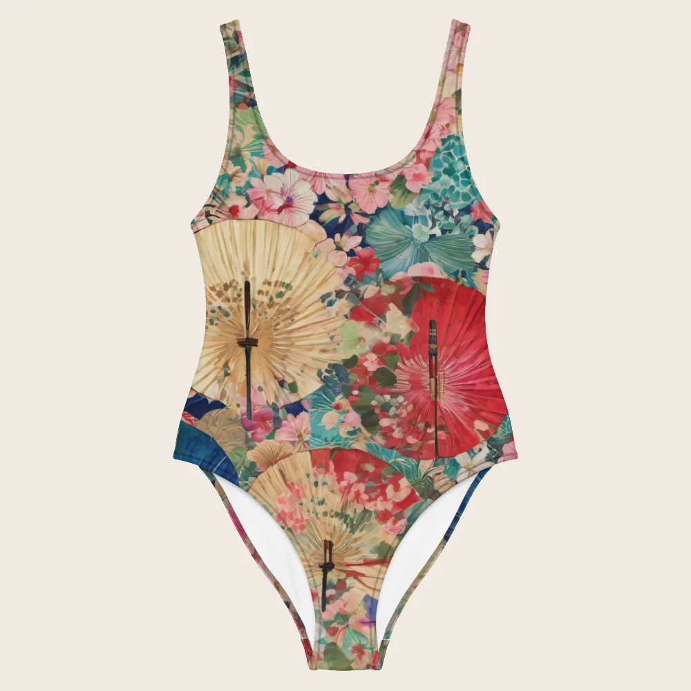 One-Piece Swimsuit on model