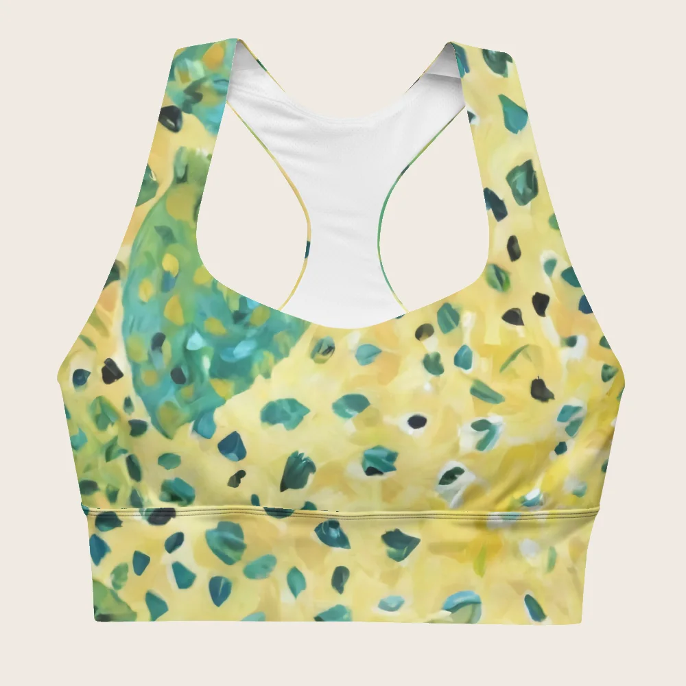 Longline Sports Bra on model