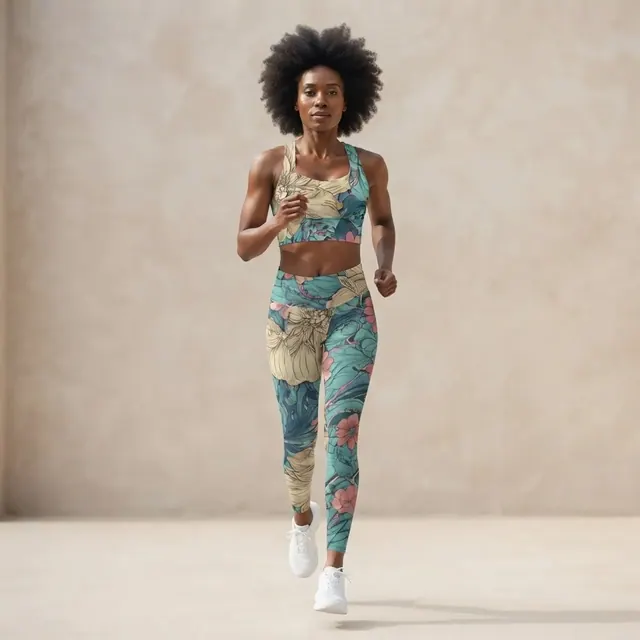 Longline Sports Bra, one-of-one design F9C70812