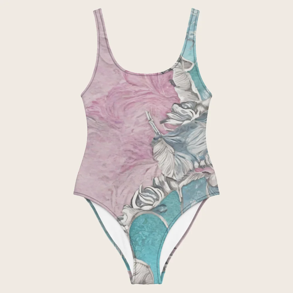 One-Piece Swimsuit on model