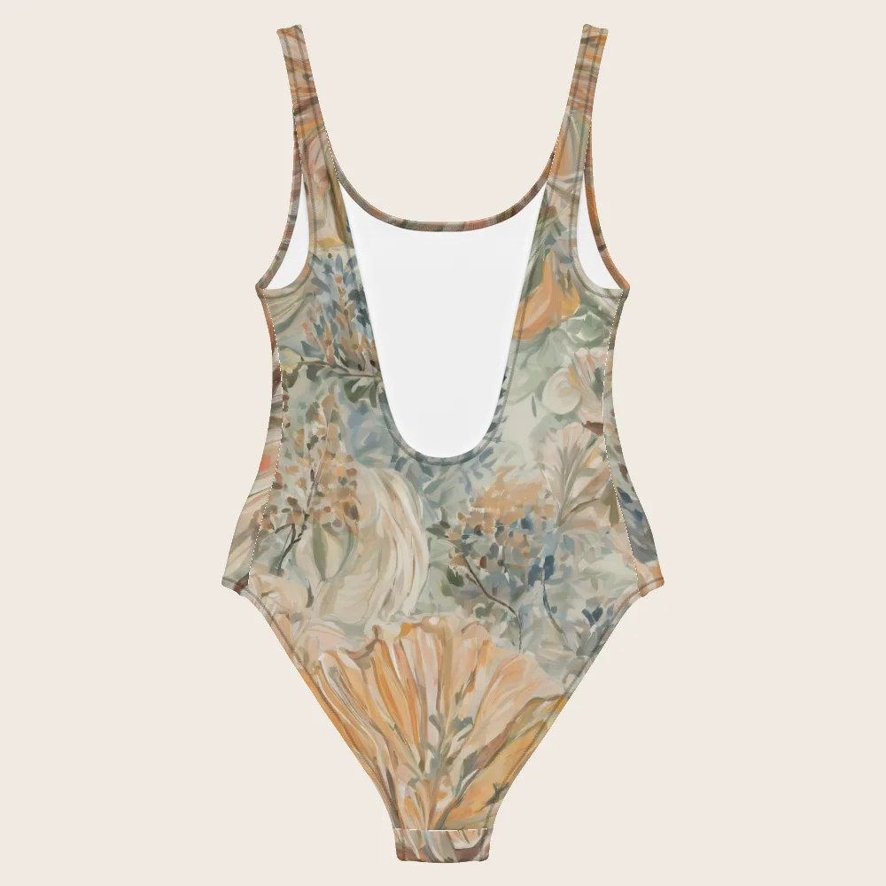 One-Piece Swimsuit on model