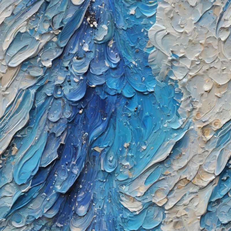 Close-up of the print