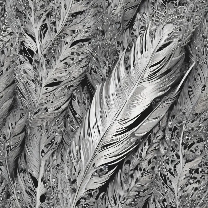 Close-up of the print