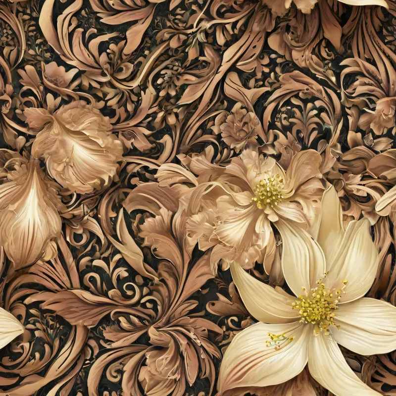 Close-up of the print