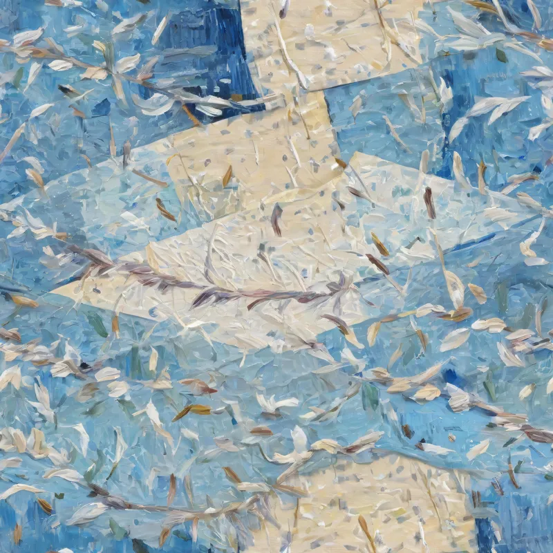 Close-up of the print