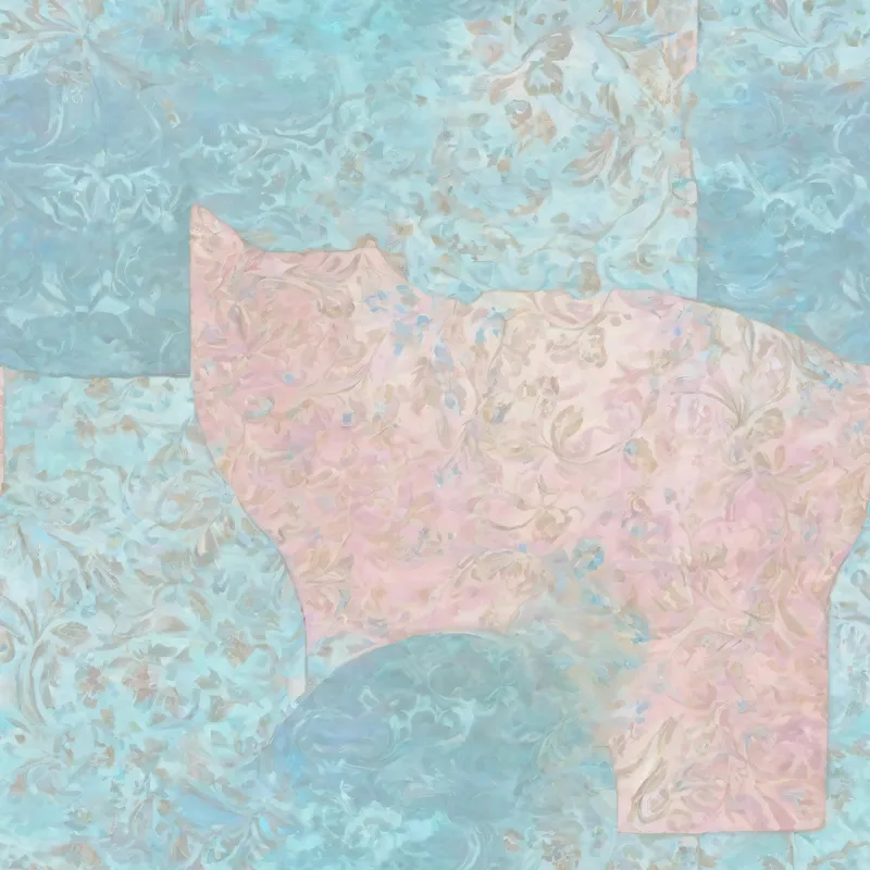 Close-up of the print