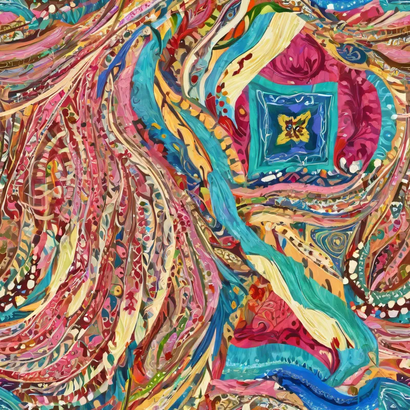Close-up of the print