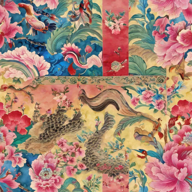 Close-up of the print
