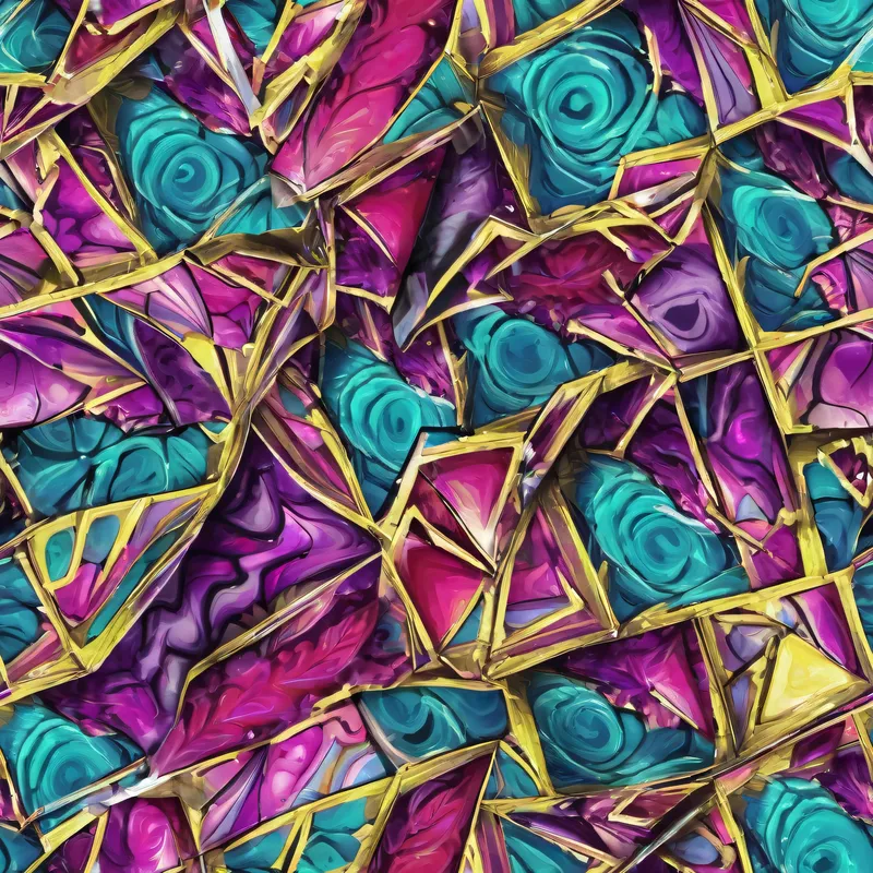 Close-up of the print