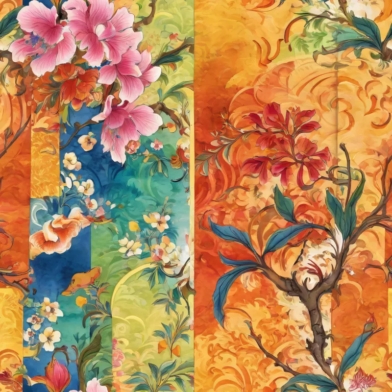 Close-up of the print