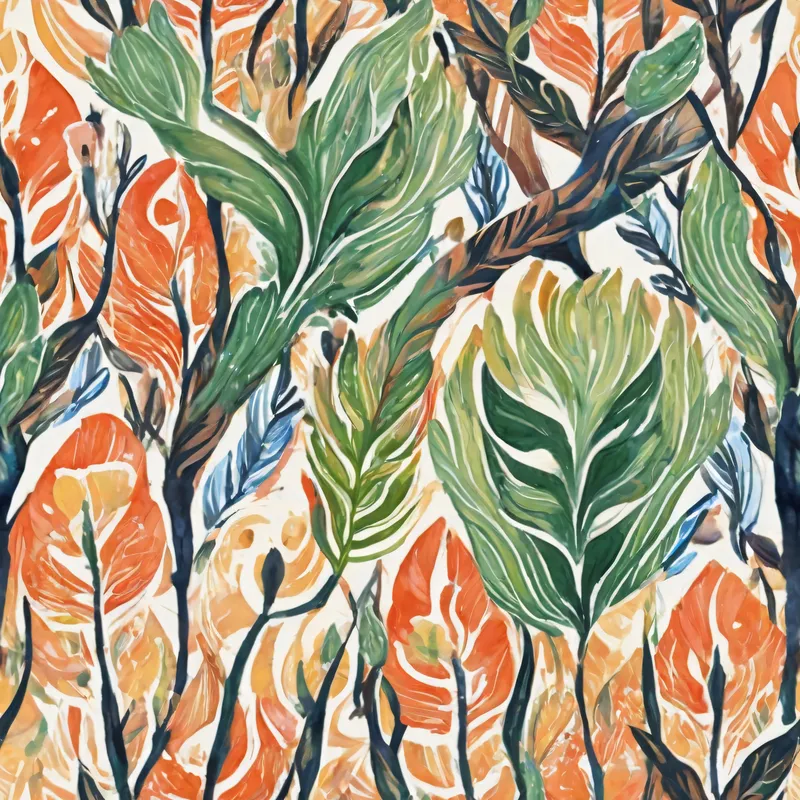 Close-up of the print